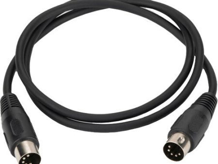 On-Stage MDC-5 5-Pin MIDI Cable - 5  Online