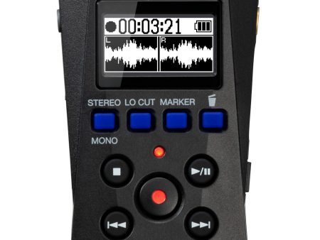 Zoom H1ESSENTIAL 32-Bit Float Stereo Recorder with Built-In XY Microphones For Sale