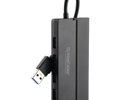 Standz PC-DA-MHY008-A Ultra Slim Extended Computer Interface 4 Port USB A 3.0 Hub for Travel Supply