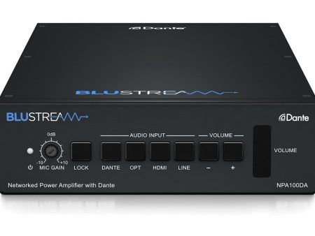 Blustream NPA100DA Dante Networked Amplifier - 2x 50W on Sale