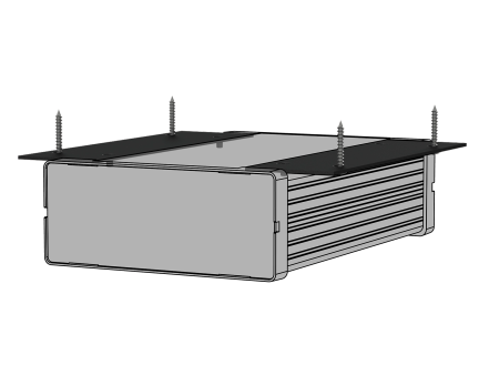 Audac MBS101T Setup Box Installation Flat Surface Mount Hot on Sale