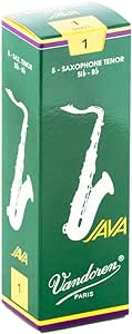 Vandoren SR271 JAVA Tenor Saxophone Reeds Strength - 1 (Box of 5) Online now