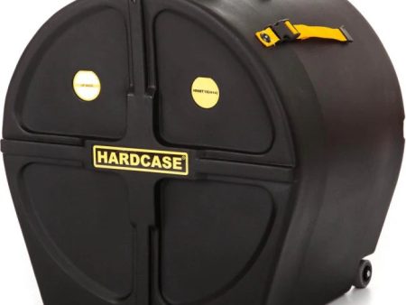 Hardcase HNMT16H14 16 x14  Marching Tenor Drum Case Premier Pipe Band w Wheels For Cheap