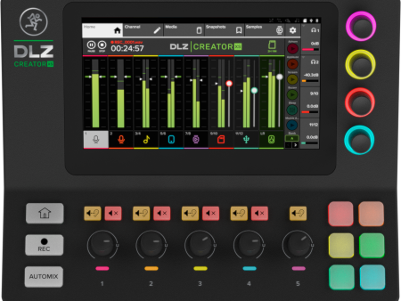 Mackie DLZ CREATOR XS Compact Adaptive Digital Mixer for Podcasting and Streaming on Sale
