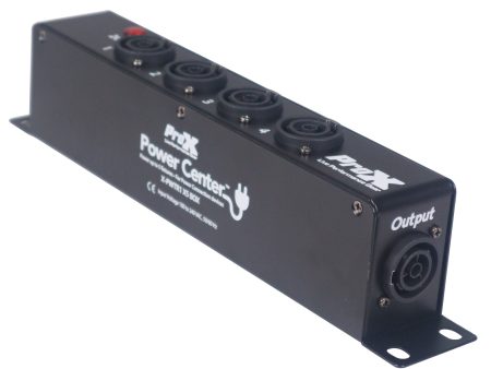 ProX X-PWTR1X5 BOX PowerCenter 4-way Power Splitter Box for True Power Connection Powers 5 Devices Discount