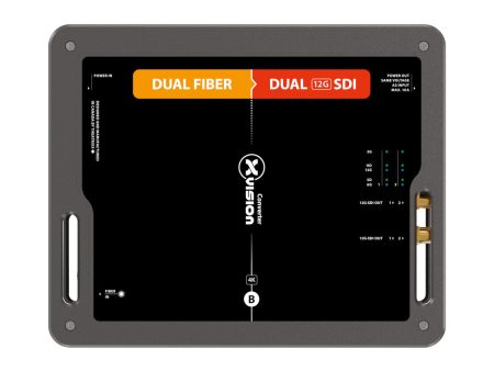 xVision XVV2FIBER2SDI-12GM2 DUAL 4K Converter Fibre MultiM opticalCON DUO to 12G-SDI Online now