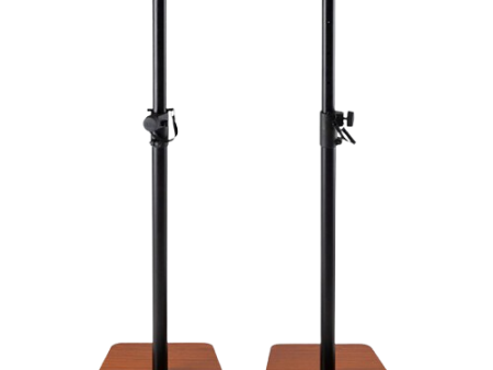 On-Stage SMS7500RB Wood Studio Monitor Stands - Pair (Rosewood) Online