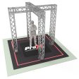 ProX XTP-999X Tradeshow Booth - 9.42 W X 9.42 L X 9.20 FT H with X Shape Design in center 2mm Heavy Duty Truss Discount