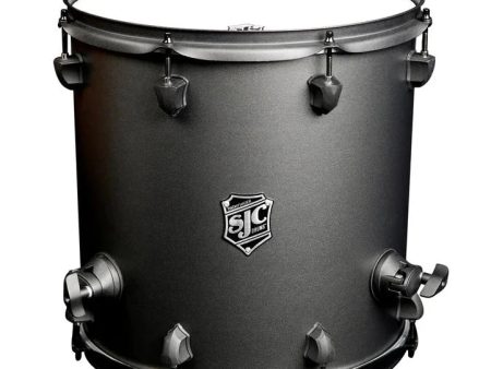 SJC Drums PFFT1414FBGGW Pathfinder Series Floor Tom (Galaxy Grey Black) - 14  x 14  Online Hot Sale