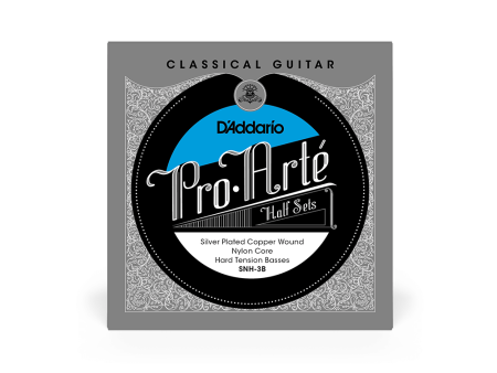 D Addario SNH-3B Nylon Classical Guitar Strings Hard Tension Bass Half Set Hot on Sale