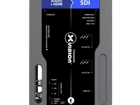 xVision XVVAUDIO2SDI Audio Embedder - HDMI1.2 3G-SDI + Audio to 3G-SDI - PWCA In Edison Thru Online now