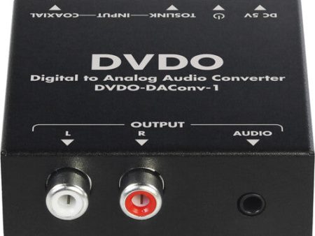 DVDO DACONV-1 Digital to Analog Converter (Coaxial TOSLINK In to Analog Out) For Sale