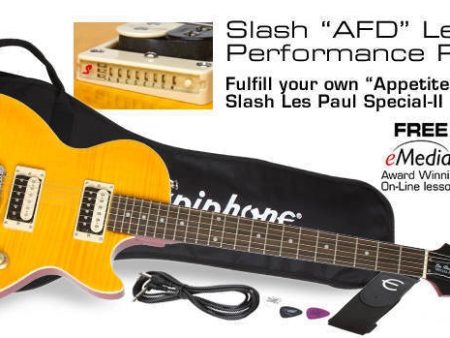 Epiphone SLASH AFD Electric Guitar Bundle (Slash Appetite) Cheap