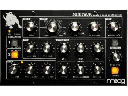 Moog MINITAUR Analog Bass Synthesizer (Black) Hot on Sale