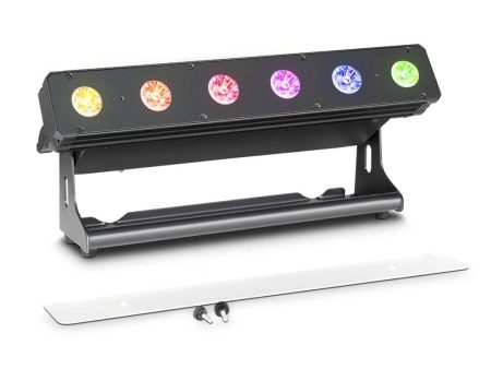 Cameo Pro PIXBAR 500 PRO Professional 6 X 12W RGBWA+UV LED Bar (Black) Fashion