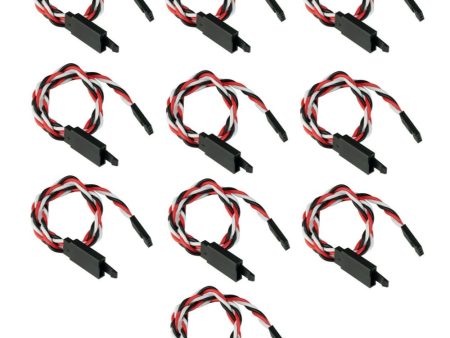 10PCS Amass 60 Core 30mm 30cm Anti-off Servo Extension Wire Cable Online